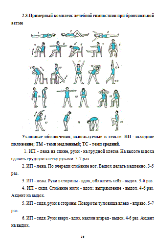 Лфк при бронхите упражнения