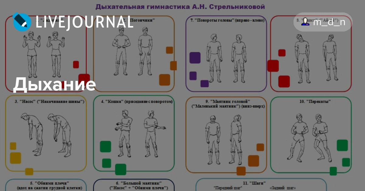 Дыхательная гимнастика по стрельниковой