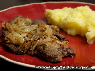 Fried Beef Liver with Onions