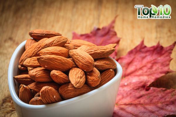 Consume almonds to get relief from heartburn